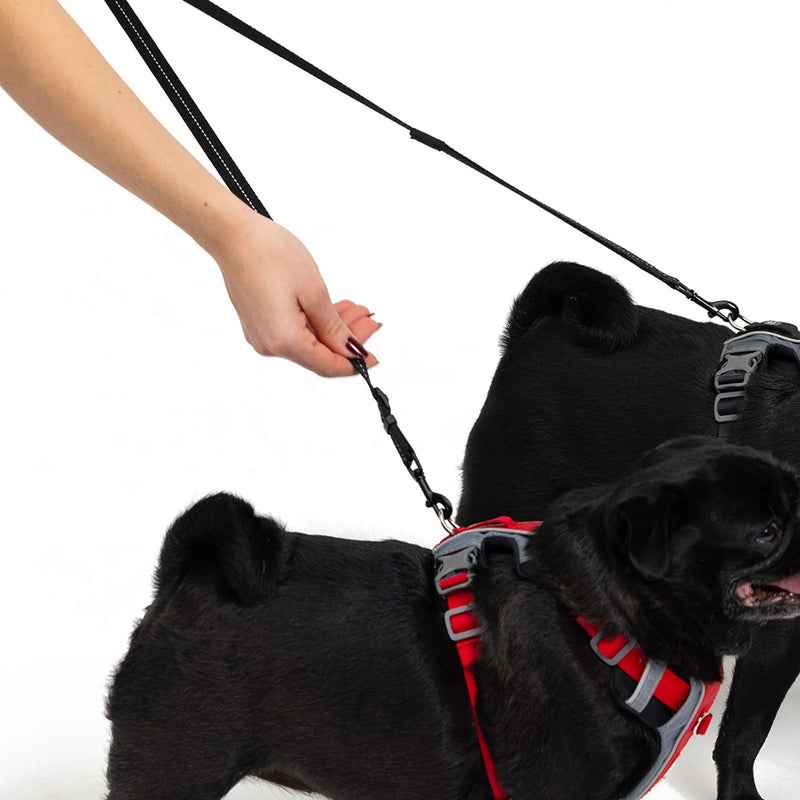 EzyDog Soft Touch Adjustable Lite Coupler Black 35-60cm *!*!*