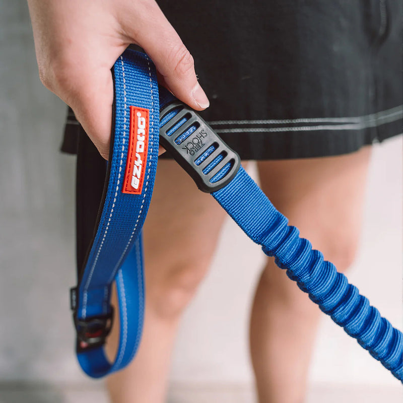 EzyDog Zero Shock Dog Lead Blue Denim Large 48inch