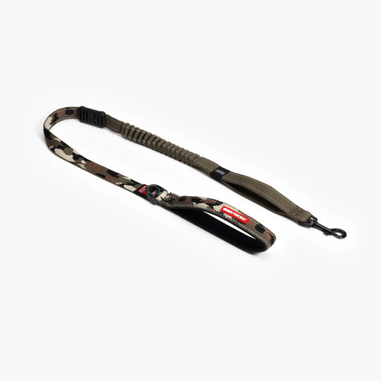 EzyDog Zero Shock Dog Lead Green Camo Large 48inch