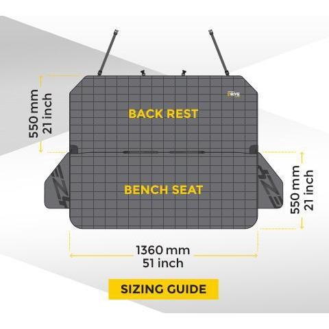Ezydog Drive Cover Rear Charcoal