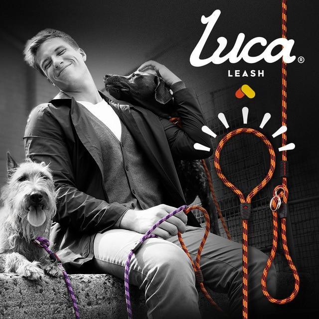 Ezydog Luca Dog Leash 8mm Red