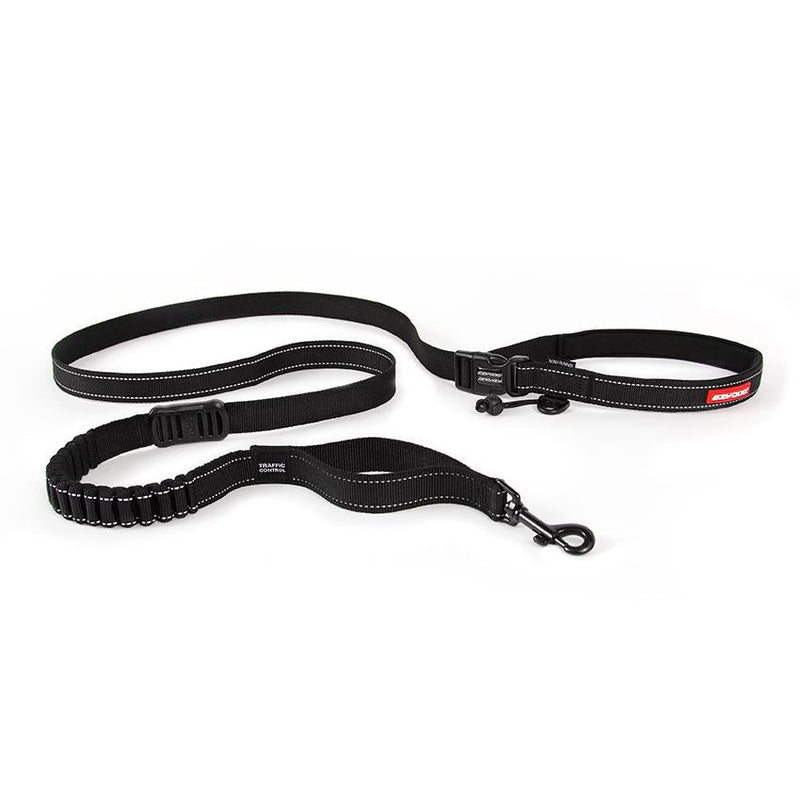 Ezydog Road Runner Dog Leash 25 Black-Habitat Pet Supplies