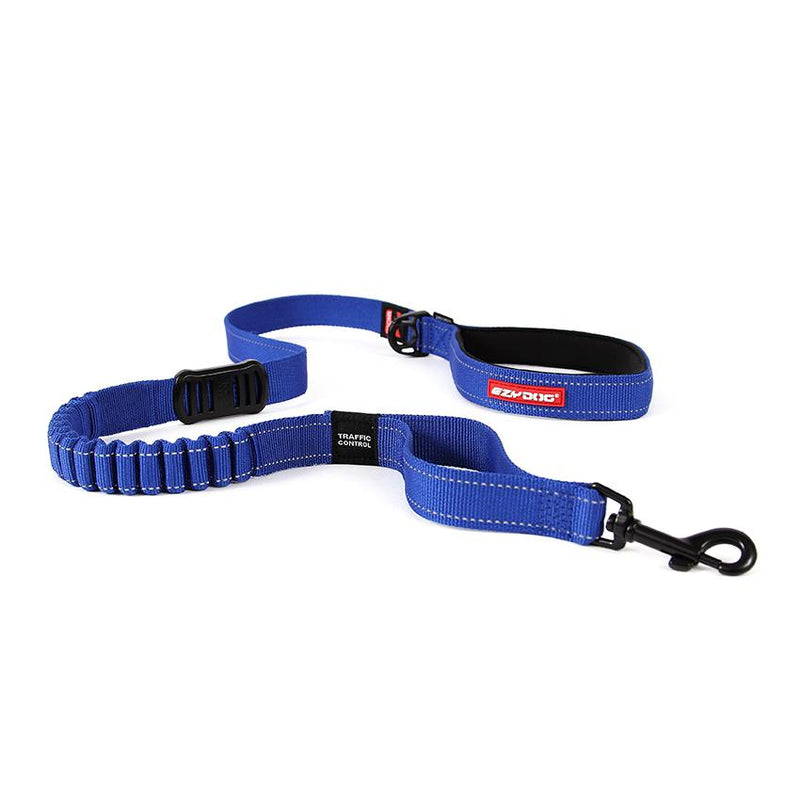 Ezydog Zero Shock Dog Leash 48 Blue-Habitat Pet Supplies