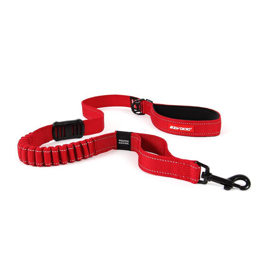 Ezydog Zero Shock Dog Leash 48 Red