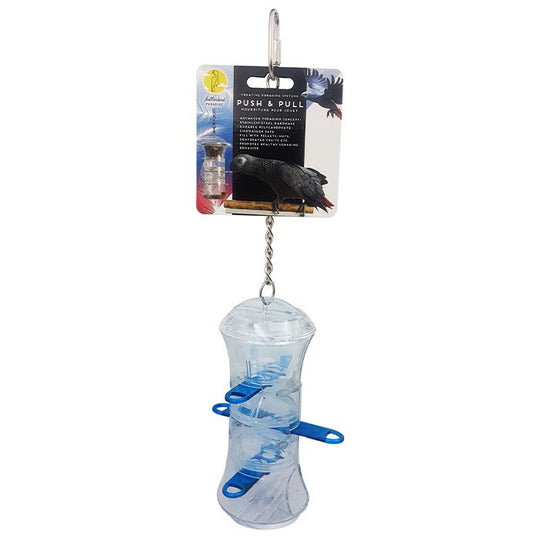 Featherland Paradise Push and Pull Foraging Bird Toy