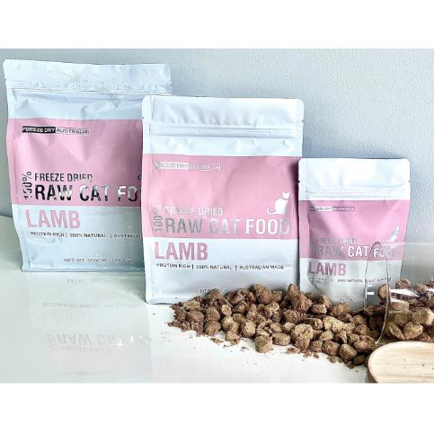 Freeze Dry Australia Freeze Dried Natural Raw Cat Food Lamb 25g