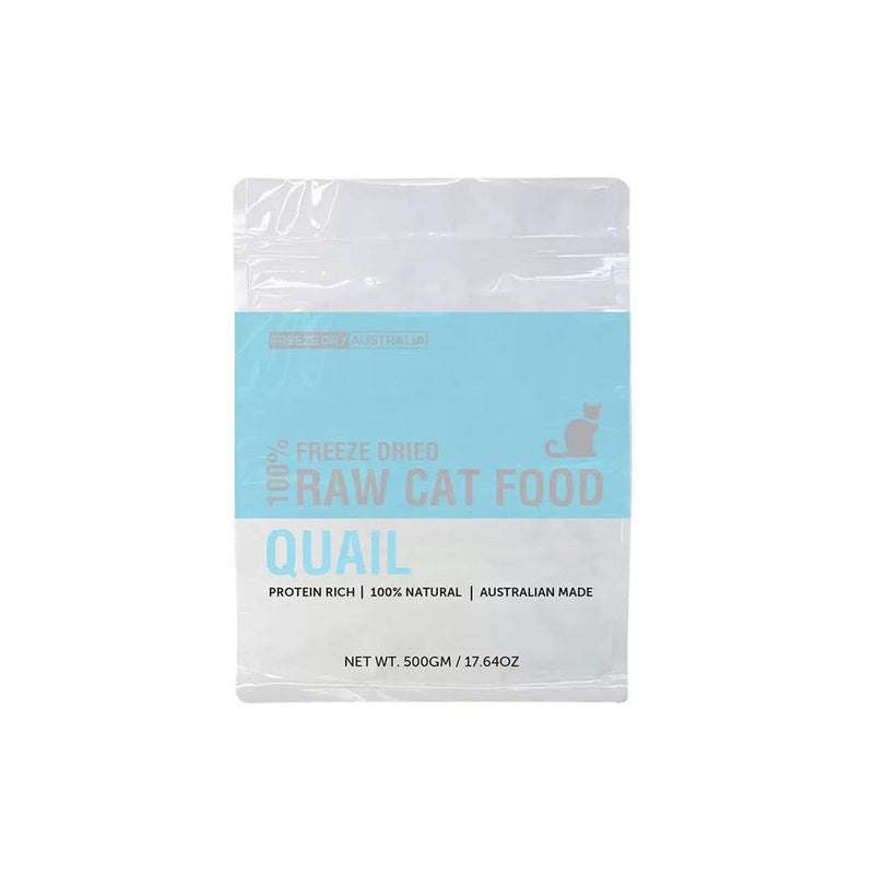 Freeze Dry Australia Freeze Dried Natural Raw Cat Food Quail 25g