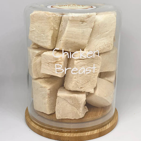 Freezy Paws Freeze Dried Chicken Breast Dog and Cat Treats 100g (+_+)