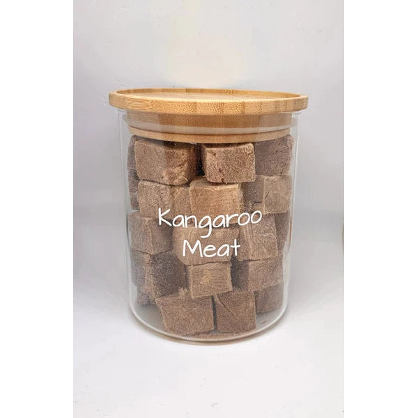 Freezy Paws Freeze Dried Kangaroo Meat Dog and Cat Treats 80g (+_+)
