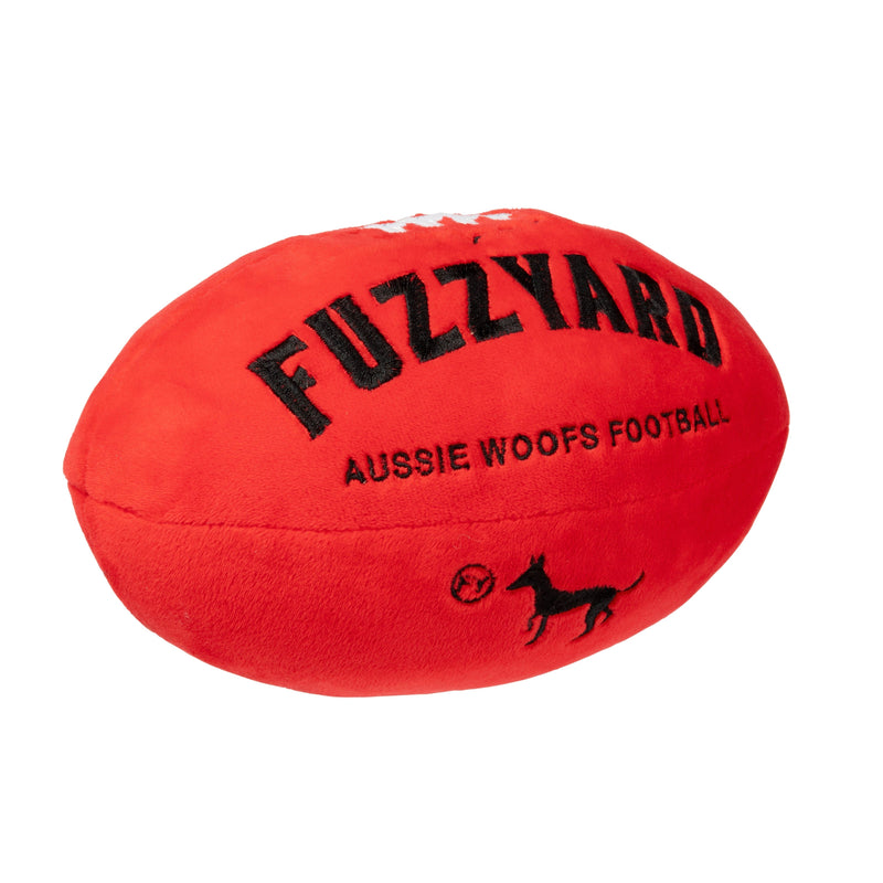 FuzzYard Aussie Football Soft Dog Toy (+_+)-Habitat Pet Supplies