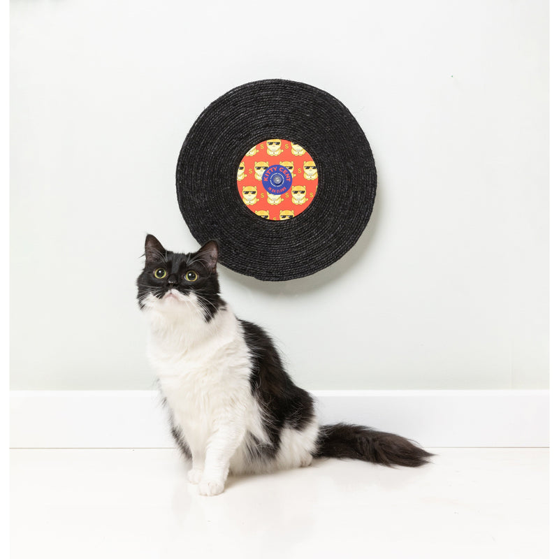 FuzzYard Cat Record Scratcher Kitty Cent-Habitat Pet Supplies