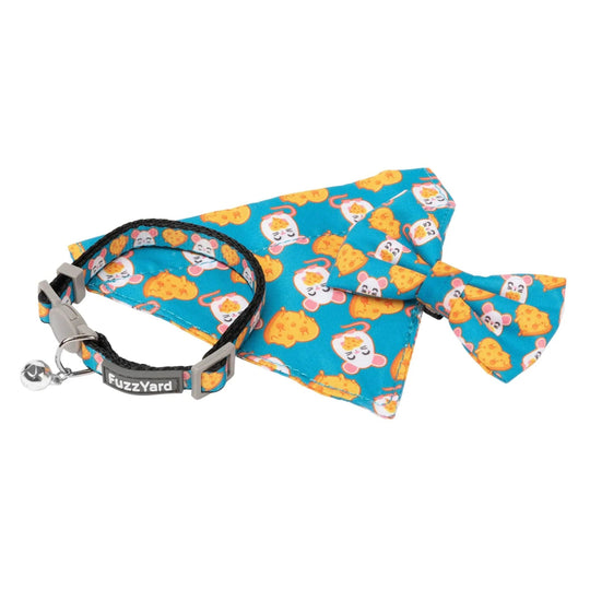 FuzzYard Cheesy Hearts Cat Collar Fashion Pack ^._.^