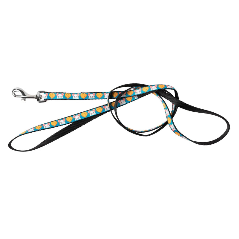 FuzzYard Cheesy Hearts Cat Harness and Lead Walking Set ^._.^