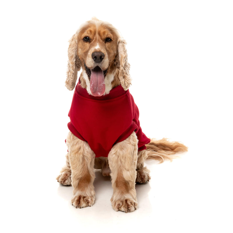 FuzzYard Dog Apparel Allday 25 Sweater Red Size 4 ^+^