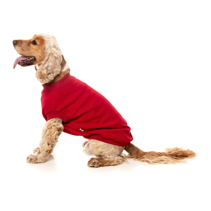 FuzzYard Dog Apparel Allday 25 Sweater Red Size 4 ^+^