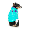 FuzzYard Dog Apparel Amor Puffer Jacket Turquoise and Purple Size 2