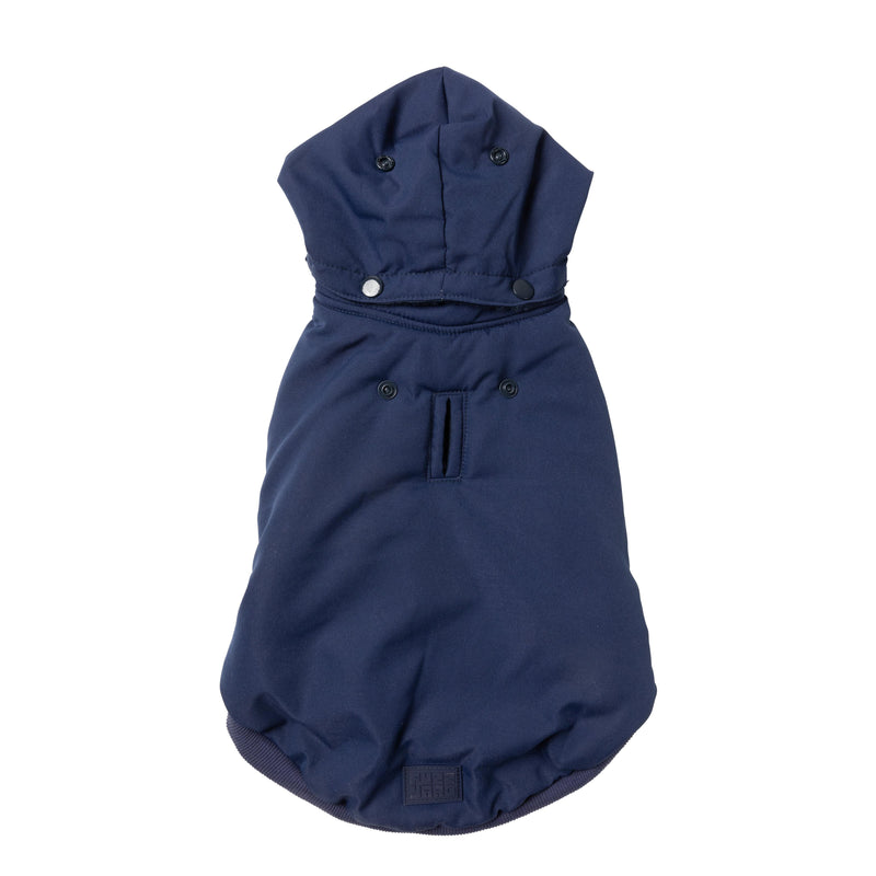 FuzzYard Dog Apparel Essential Padded Hooded Jacket Navy Size 7 ^+^