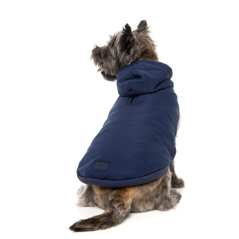 FuzzYard Dog Apparel Essential Padded Hooded Jacket Navy Size 7 ^+^