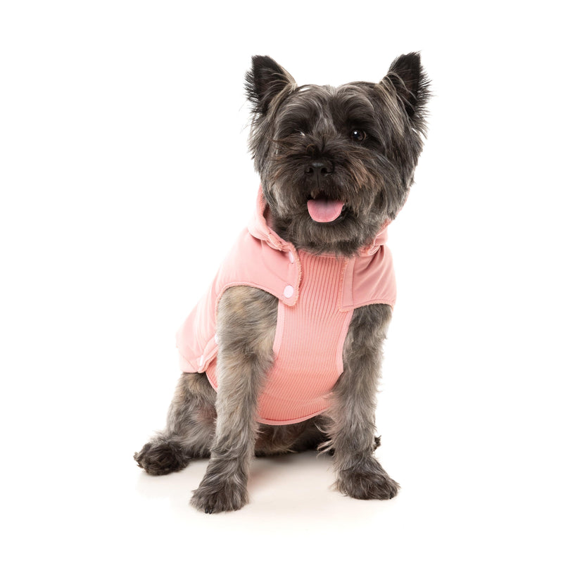 FuzzYard Dog Apparel Essential Padded Hooded Jacket Pink Size 4 ^+^