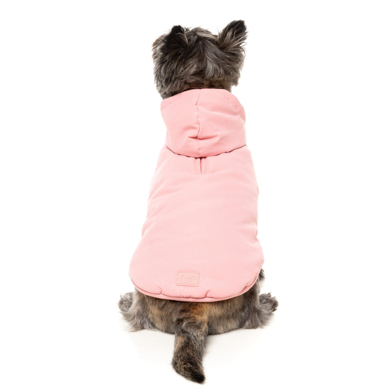 FuzzYard Dog Apparel Essential Padded Hooded Jacket Pink Size 4 ^+^
