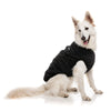 FuzzYard Dog Apparel Flash Jacket with Inbuilt Harness Black Size 4