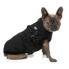 FuzzYard Dog Apparel Flash Jacket with Inbuilt Harness Black Size 6