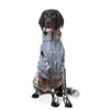 FuzzYard Dog Apparel Flipside Raincoat Pink and Grey Size 3