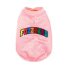 FuzzYard Dog Apparel Frat Jacket Pink Size 7-Habitat Pet Supplies