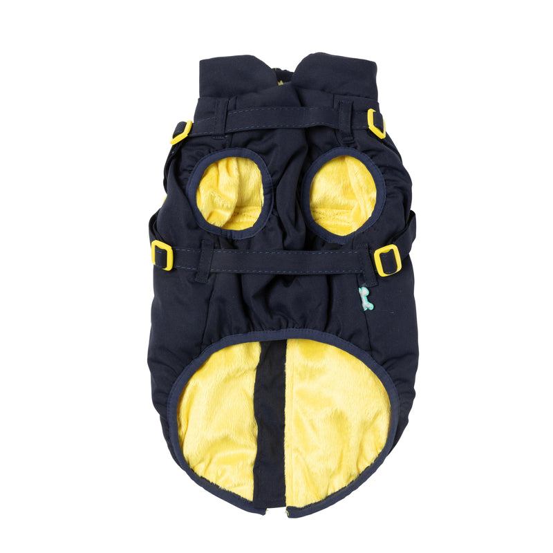 FuzzYard Dog Apparel Harness Jacket Horizon Navy Size 5 ^+^