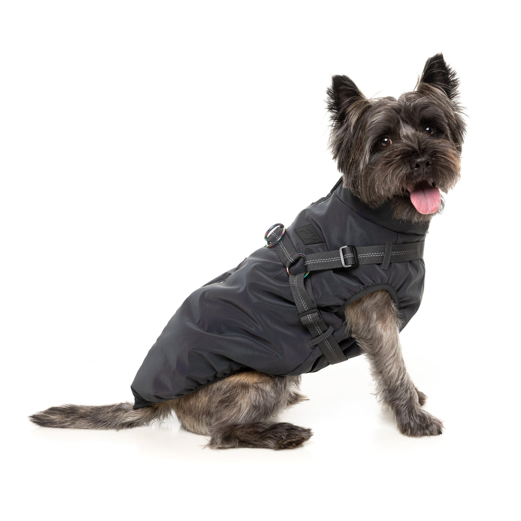 FuzzYard Dog Apparel Harness Jacket Reflective Flash Size 4 ^+^-Habitat Pet Supplies