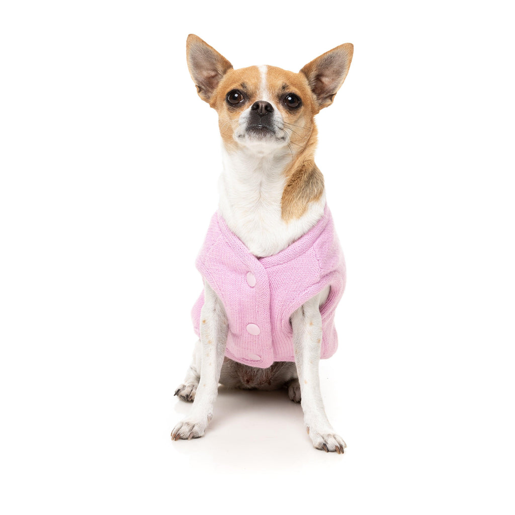 FuzzYard Dog Apparel Jacket Fleur Pink Size 4 ***-Habitat Pet Supplies