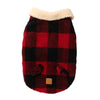 FuzzYard Dog Apparel Jacket Lumberjack Red Size 3 ^+^