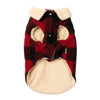 FuzzYard Dog Apparel Jacket Lumberjack Red Size 3