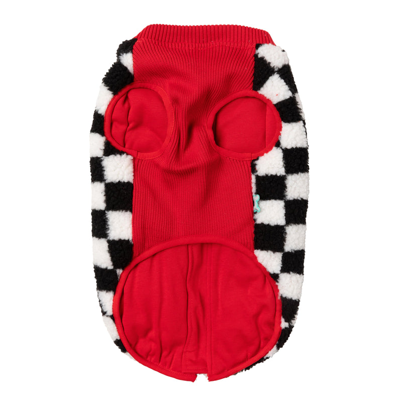 FuzzYard Dog Apparel Jacket Ollie Red Size 4 ***