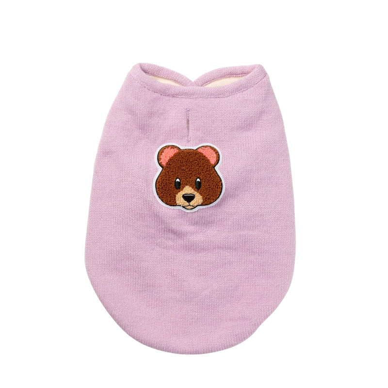 FuzzYard Dog Apparel Knit Pullover Lilac Size 4