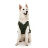 FuzzYard Dog Apparel Nara Reversible Jacket Dark Moss and Navy Blue Size 4