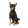 FuzzYard Dog Apparel Smiley Sweater Black Size 7 ^+^-Habitat Pet Supplies