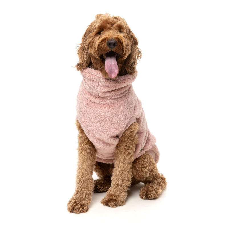 FuzzYard Dog Apparel Turtle Teddy 25 Sweater Blossom Pink Size 2 ^+^