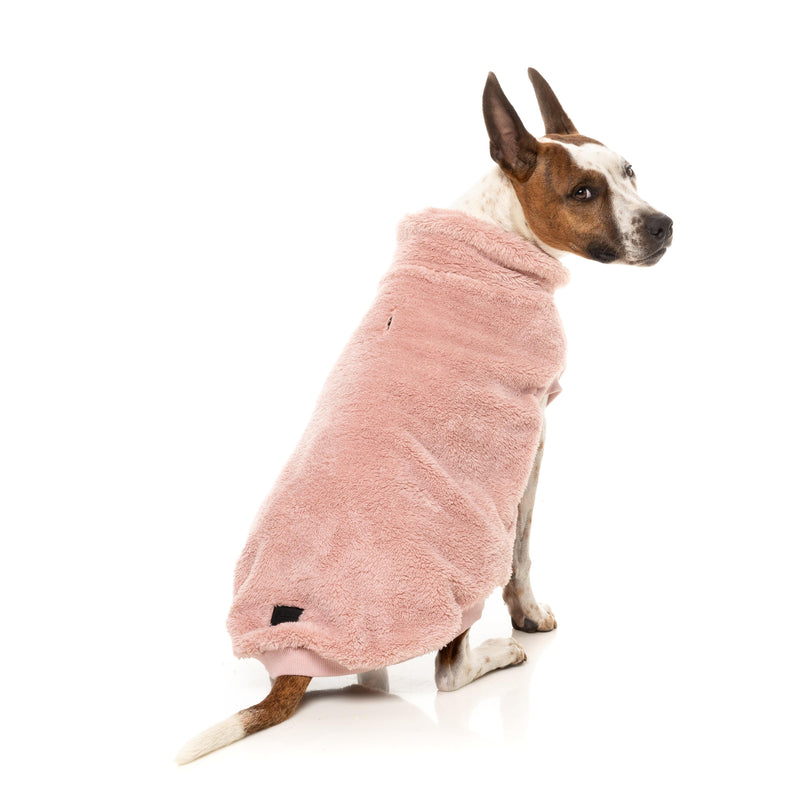 FuzzYard Dog Apparel Turtle Teddy 25 Sweater Blossom Pink Size 7 ^+^