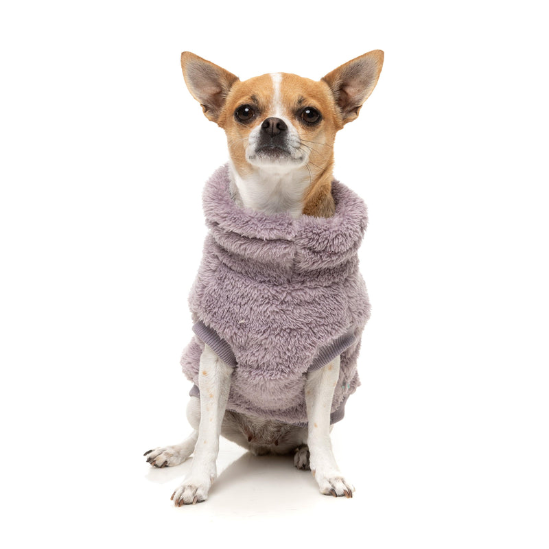 FuzzYard Dog Apparel Turtle Teddy 25 Sweater Lavender Size 1 ^+^-Habitat Pet Supplies