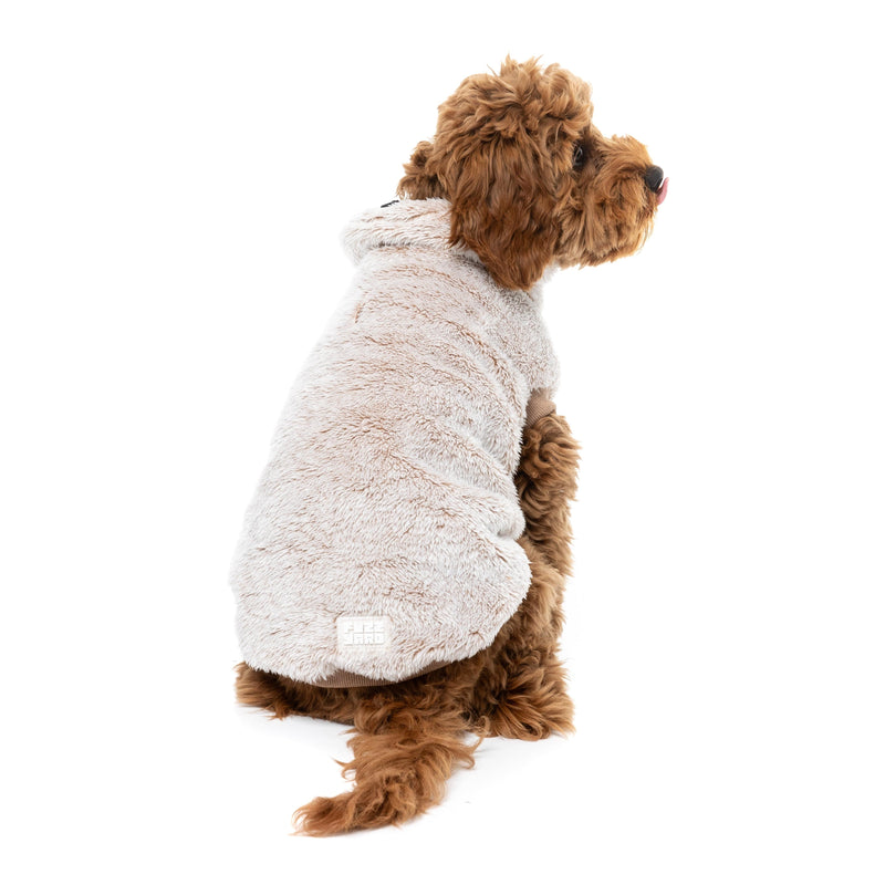 FuzzYard Dog Apparel Turtle Teddy 26 Sweater Frosted Latte Size 2