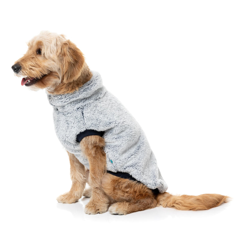 FuzzYard Dog Apparel Turtle Teddy 26 Sweater Frosted Navy Size 5