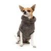 FuzzYard Dog Apparel Turtle Teddy 26 Sweater Gunmetal Grey Size 5-Habitat Pet Supplies