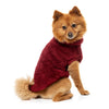 FuzzYard Dog Apparel Turtle Teddy 26 Sweater Maroon Size 4-Habitat Pet Supplies