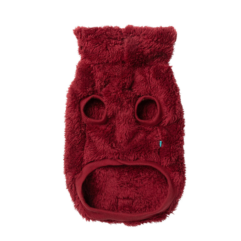 FuzzYard Dog Apparel Turtle Teddy 26 Sweater Maroon Size 5