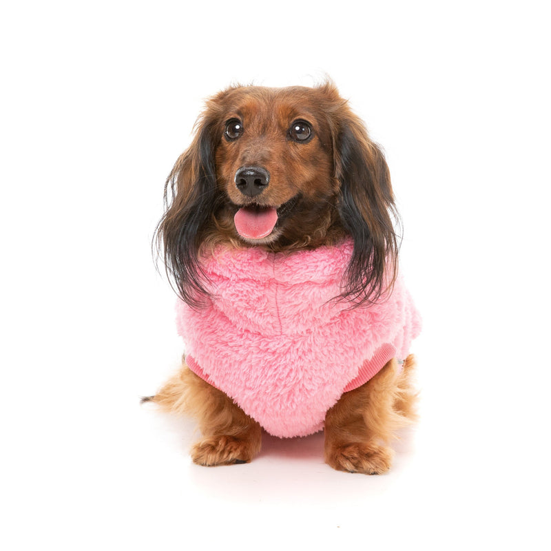 FuzzYard Dog Apparel Turtle Teddy Sweater Pink Size 6