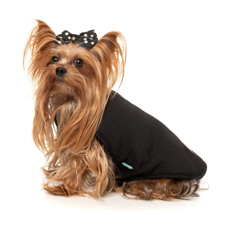FuzzYard Dog Apparel Umeda Jacket Black Size 4-Habitat Pet Supplies