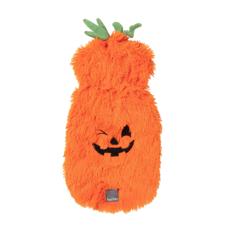 FuzzYard Halloween Dog Apparel Pumpkin Head Hoodie Size 1***-Habitat Pet Supplies
