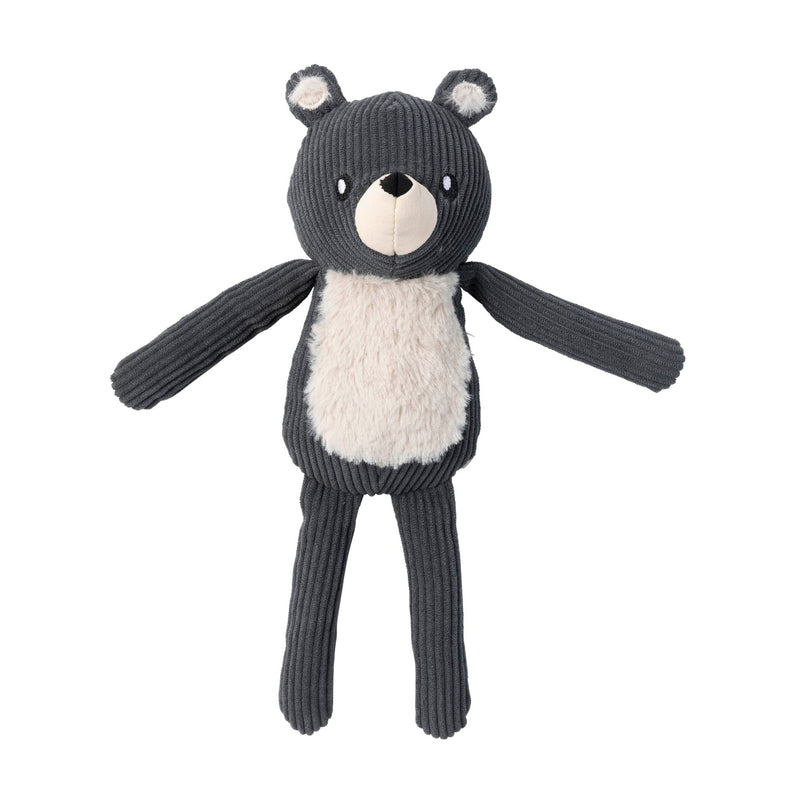 FuzzYard Life Dog Toy Bear Slate Grey (+_+)-Habitat Pet Supplies