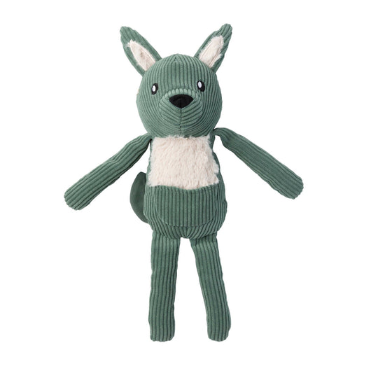 FuzzYard Life Dog Toy Kangaroo Myrtle Green